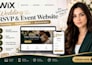 do wix wedding rspv event planning management anniversary website